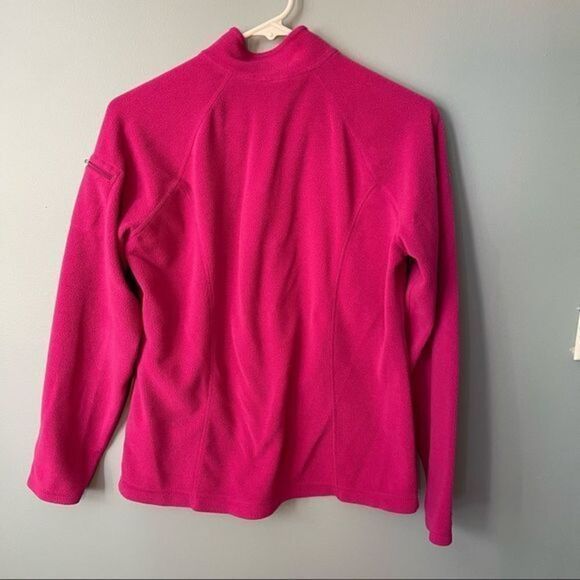 🔹5/$25🔹 L.L. Bean Pink‎ Quarter Zip Fleece Pullover. Long Sleeve. Small - Picture 6 of 9